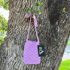 NWT Crocheted Bag by art class